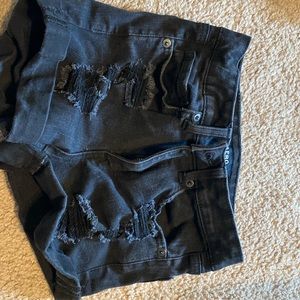 Women’s black shorts